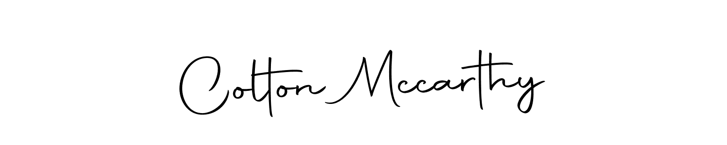 Create a beautiful signature design for name Colton Mccarthy. With this signature (Autography-DOLnW) fonts, you can make a handwritten signature for free. Colton Mccarthy signature style 10 images and pictures png
