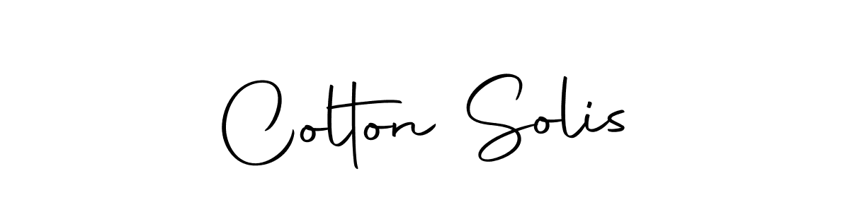 Use a signature maker to create a handwritten signature online. With this signature software, you can design (Autography-DOLnW) your own signature for name Colton Solis. Colton Solis signature style 10 images and pictures png