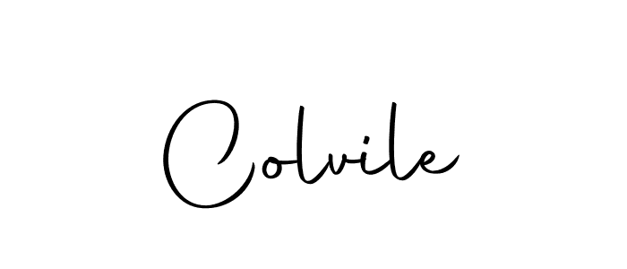 Create a beautiful signature design for name Colvile. With this signature (Autography-DOLnW) fonts, you can make a handwritten signature for free. Colvile signature style 10 images and pictures png