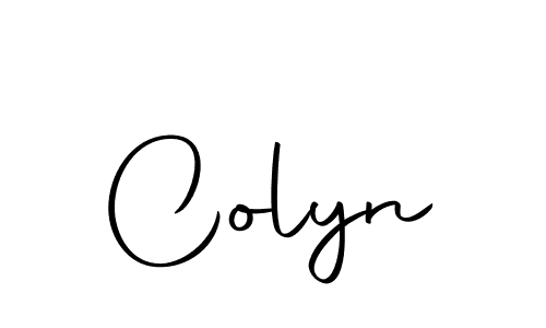 Colyn stylish signature style. Best Handwritten Sign (Autography-DOLnW) for my name. Handwritten Signature Collection Ideas for my name Colyn. Colyn signature style 10 images and pictures png