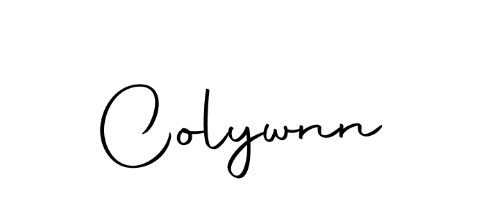 Design your own signature with our free online signature maker. With this signature software, you can create a handwritten (Autography-DOLnW) signature for name Colywnn. Colywnn signature style 10 images and pictures png