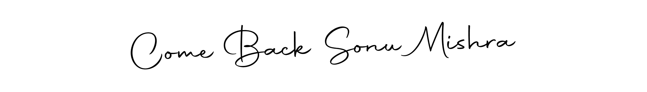 It looks lik you need a new signature style for name Come Back Sonu Mishra. Design unique handwritten (Autography-DOLnW) signature with our free signature maker in just a few clicks. Come Back Sonu Mishra signature style 10 images and pictures png