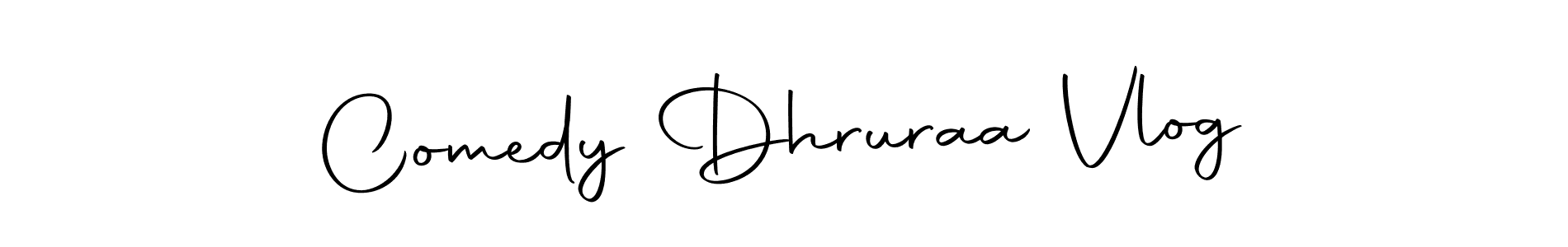 Make a beautiful signature design for name Comedy Dhruraa Vlog. With this signature (Autography-DOLnW) style, you can create a handwritten signature for free. Comedy Dhruraa Vlog signature style 10 images and pictures png