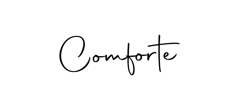 Create a beautiful signature design for name Comforte. With this signature (Autography-DOLnW) fonts, you can make a handwritten signature for free. Comforte signature style 10 images and pictures png