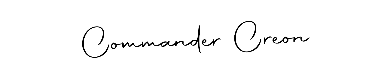 Also we have Commander Creon name is the best signature style. Create professional handwritten signature collection using Autography-DOLnW autograph style. Commander Creon signature style 10 images and pictures png