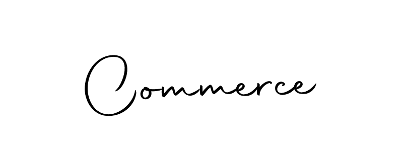 Make a beautiful signature design for name Commerce. Use this online signature maker to create a handwritten signature for free. Commerce signature style 10 images and pictures png