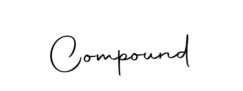 Use a signature maker to create a handwritten signature online. With this signature software, you can design (Autography-DOLnW) your own signature for name Compound. Compound signature style 10 images and pictures png