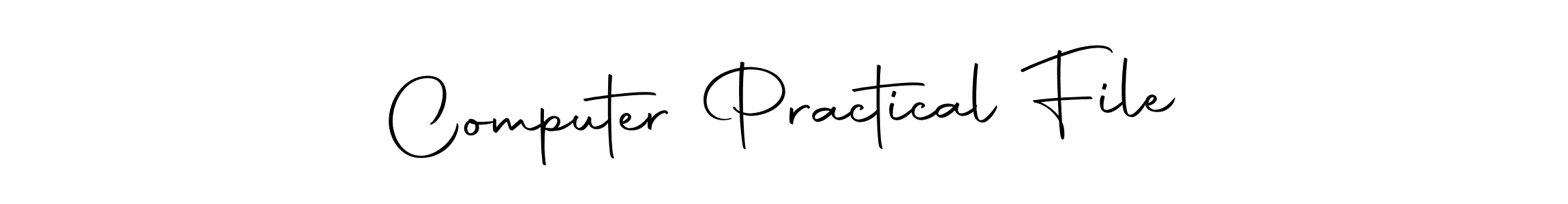 if you are searching for the best signature style for your name Computer Practical File. so please give up your signature search. here we have designed multiple signature styles  using Autography-DOLnW. Computer Practical File signature style 10 images and pictures png
