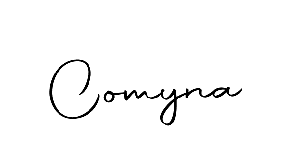 Design your own signature with our free online signature maker. With this signature software, you can create a handwritten (Autography-DOLnW) signature for name Comyna. Comyna signature style 10 images and pictures png
