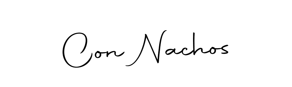 How to make Con Nachos name signature. Use Autography-DOLnW style for creating short signs online. This is the latest handwritten sign. Con Nachos signature style 10 images and pictures png