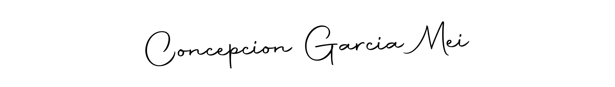 Make a beautiful signature design for name Concepcion Garcia Mei. With this signature (Autography-DOLnW) style, you can create a handwritten signature for free. Concepcion Garcia Mei signature style 10 images and pictures png