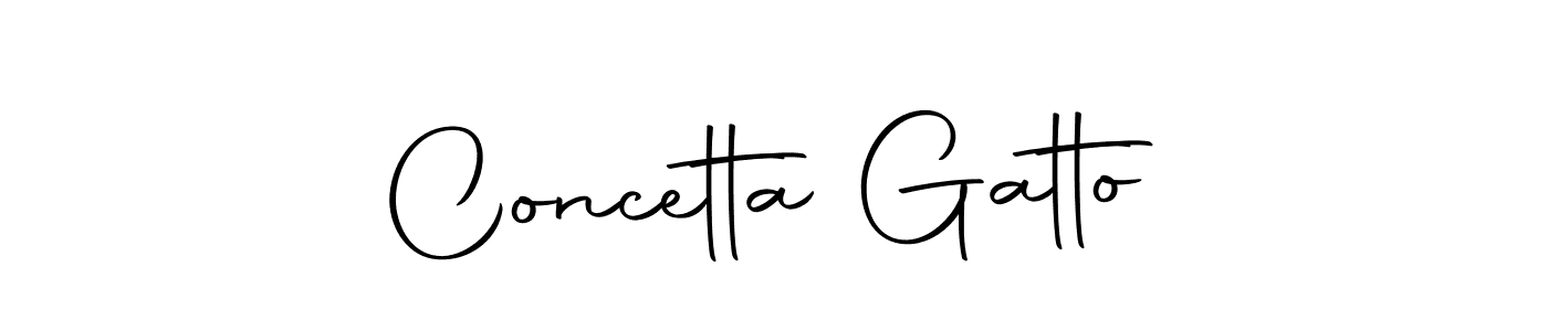 Autography-DOLnW is a professional signature style that is perfect for those who want to add a touch of class to their signature. It is also a great choice for those who want to make their signature more unique. Get Concetta Gatto name to fancy signature for free. Concetta Gatto signature style 10 images and pictures png