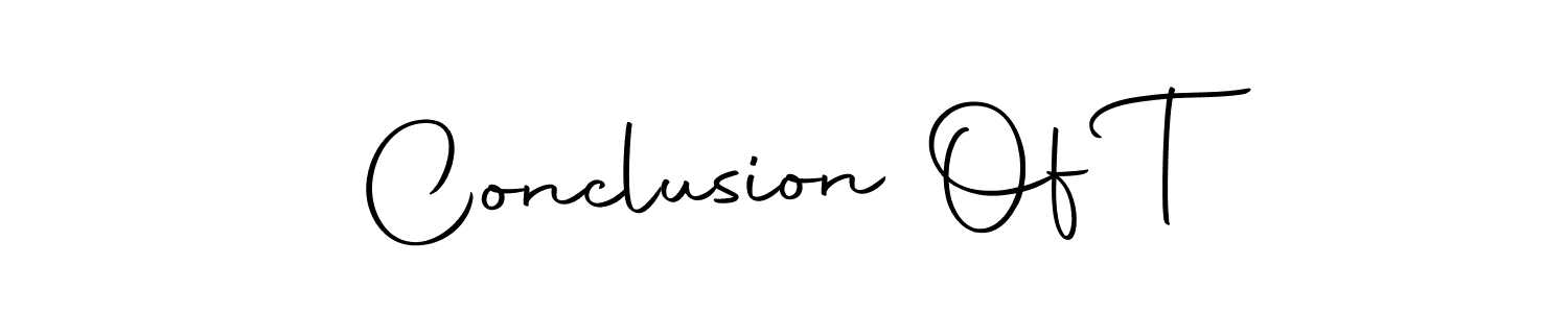 Also we have Conclusion Of T name is the best signature style. Create professional handwritten signature collection using Autography-DOLnW autograph style. Conclusion Of T signature style 10 images and pictures png