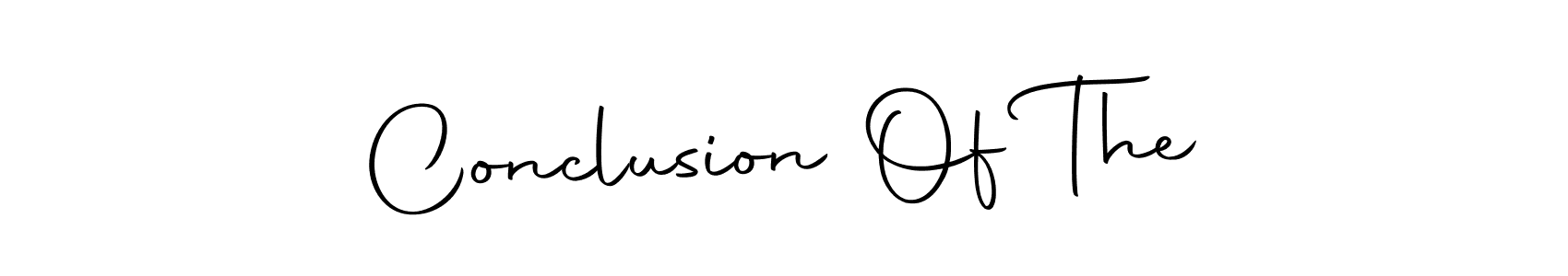 How to Draw Conclusion Of The signature style? Autography-DOLnW is a latest design signature styles for name Conclusion Of The. Conclusion Of The signature style 10 images and pictures png