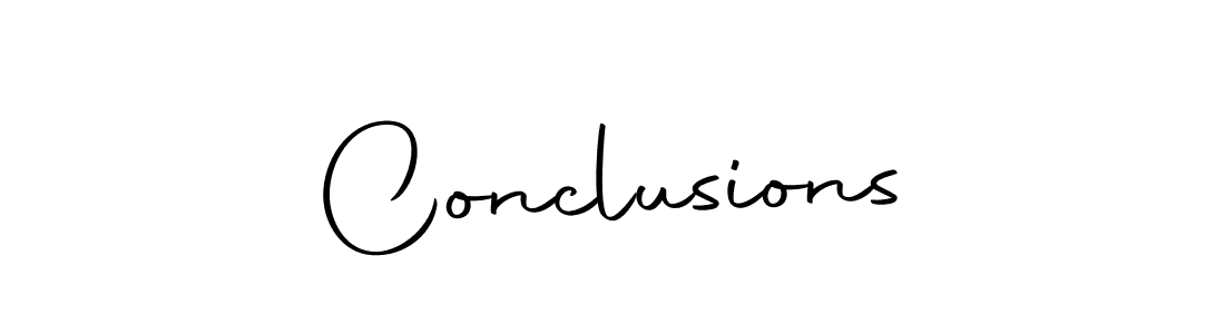 Make a short Conclusions signature style. Manage your documents anywhere anytime using Autography-DOLnW. Create and add eSignatures, submit forms, share and send files easily. Conclusions signature style 10 images and pictures png