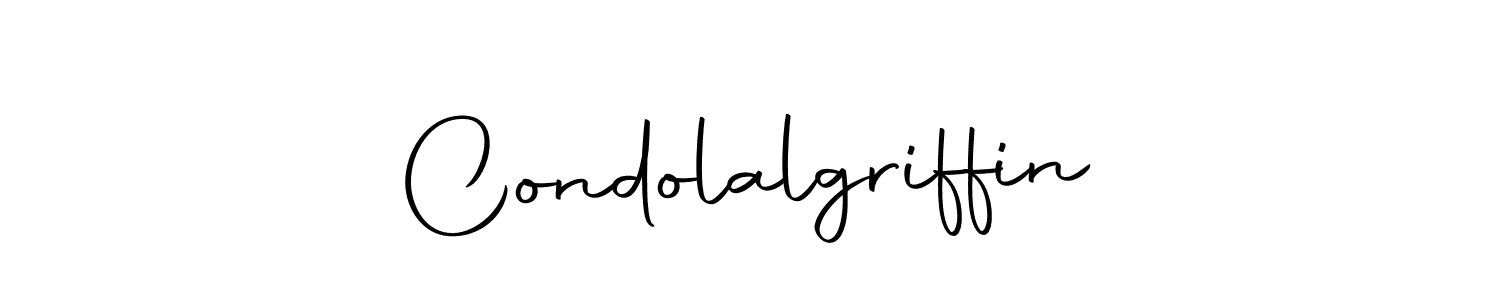 How to make Condolalgriffin name signature. Use Autography-DOLnW style for creating short signs online. This is the latest handwritten sign. Condolalgriffin signature style 10 images and pictures png