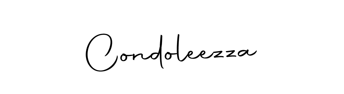 Design your own signature with our free online signature maker. With this signature software, you can create a handwritten (Autography-DOLnW) signature for name Condoleezza. Condoleezza signature style 10 images and pictures png