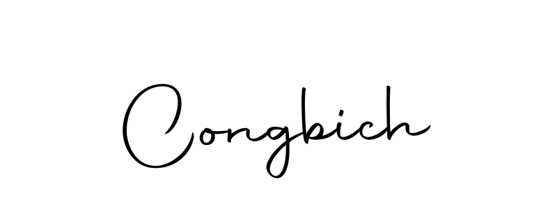 Create a beautiful signature design for name Congbich. With this signature (Autography-DOLnW) fonts, you can make a handwritten signature for free. Congbich signature style 10 images and pictures png