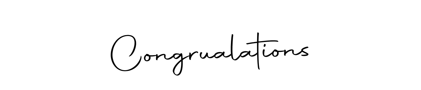 Also we have Congrualations name is the best signature style. Create professional handwritten signature collection using Autography-DOLnW autograph style. Congrualations signature style 10 images and pictures png