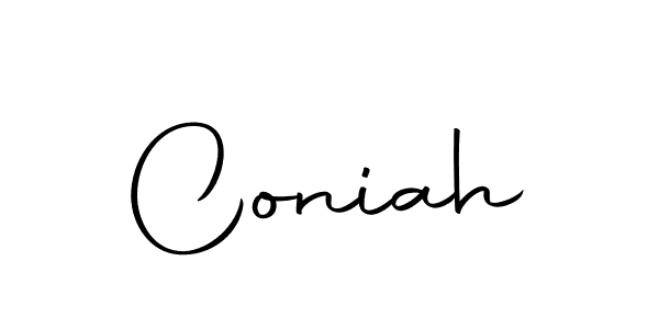 Make a beautiful signature design for name Coniah. With this signature (Autography-DOLnW) style, you can create a handwritten signature for free. Coniah signature style 10 images and pictures png