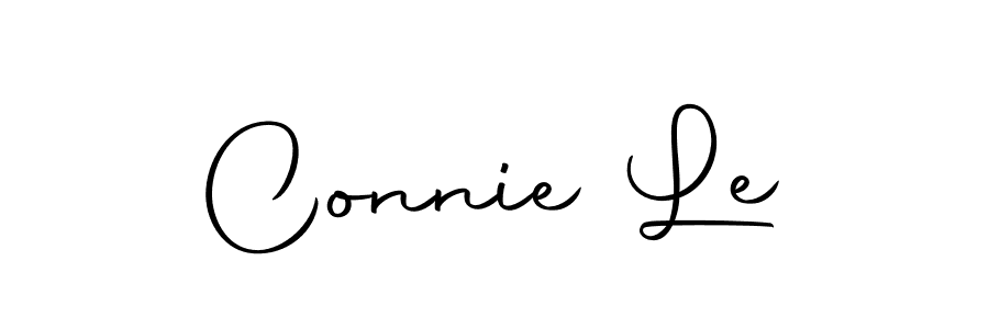 Autography-DOLnW is a professional signature style that is perfect for those who want to add a touch of class to their signature. It is also a great choice for those who want to make their signature more unique. Get Connie Le name to fancy signature for free. Connie Le signature style 10 images and pictures png