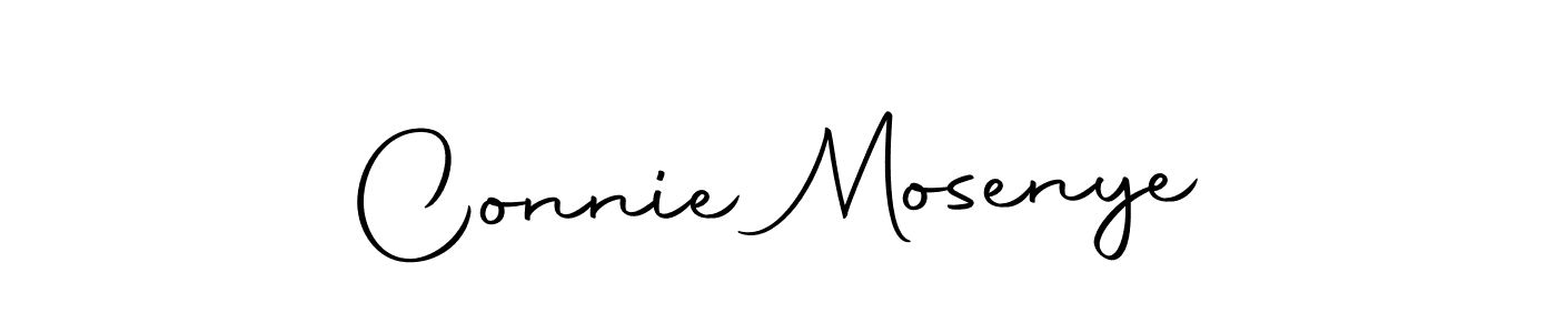 Create a beautiful signature design for name Connie Mosenye. With this signature (Autography-DOLnW) fonts, you can make a handwritten signature for free. Connie Mosenye signature style 10 images and pictures png