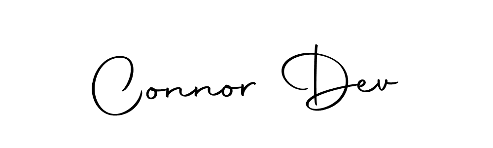 Create a beautiful signature design for name Connor Dev. With this signature (Autography-DOLnW) fonts, you can make a handwritten signature for free. Connor Dev signature style 10 images and pictures png