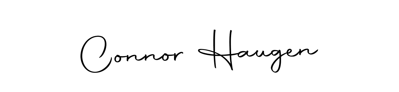 Connor Haugen stylish signature style. Best Handwritten Sign (Autography-DOLnW) for my name. Handwritten Signature Collection Ideas for my name Connor Haugen. Connor Haugen signature style 10 images and pictures png