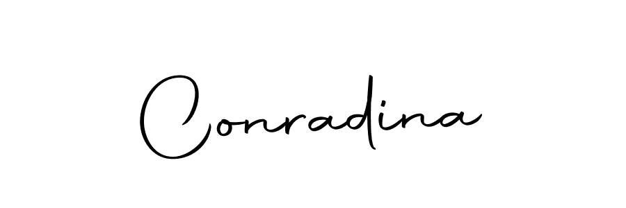 Create a beautiful signature design for name Conradina. With this signature (Autography-DOLnW) fonts, you can make a handwritten signature for free. Conradina signature style 10 images and pictures png