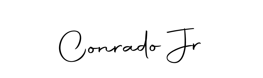 Make a beautiful signature design for name Conrado Jr. Use this online signature maker to create a handwritten signature for free. Conrado Jr signature style 10 images and pictures png