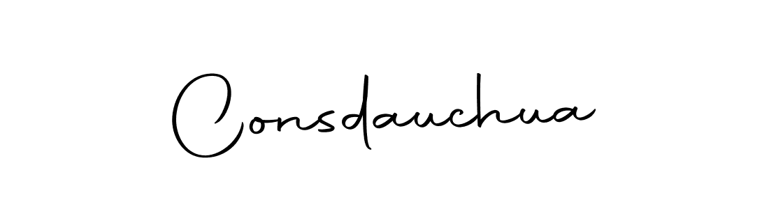 How to make Consdauchua signature? Autography-DOLnW is a professional autograph style. Create handwritten signature for Consdauchua name. Consdauchua signature style 10 images and pictures png