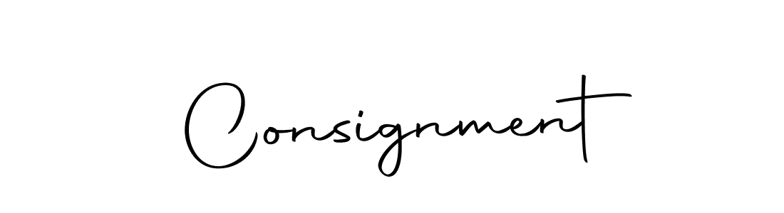 Create a beautiful signature design for name Consignment. With this signature (Autography-DOLnW) fonts, you can make a handwritten signature for free. Consignment signature style 10 images and pictures png