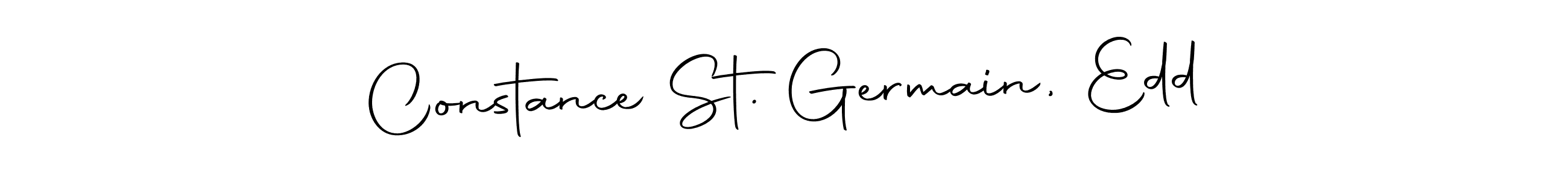 Once you've used our free online signature maker to create your best signature Autography-DOLnW style, it's time to enjoy all of the benefits that Constance St. Germain, Edd name signing documents. Constance St. Germain, Edd signature style 10 images and pictures png