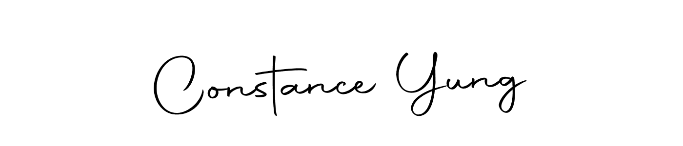 How to make Constance Yung name signature. Use Autography-DOLnW style for creating short signs online. This is the latest handwritten sign. Constance Yung signature style 10 images and pictures png