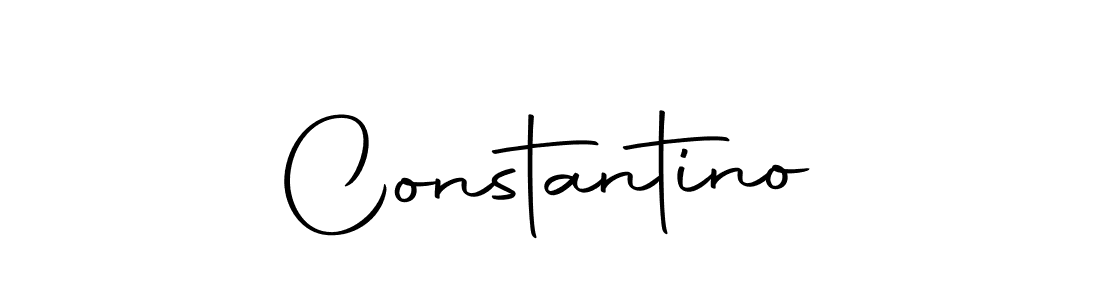Create a beautiful signature design for name Constantino. With this signature (Autography-DOLnW) fonts, you can make a handwritten signature for free. Constantino signature style 10 images and pictures png