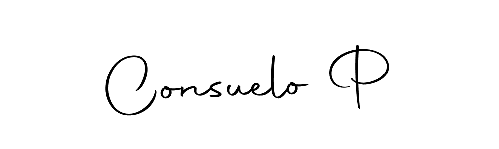 The best way (Autography-DOLnW) to make a short signature is to pick only two or three words in your name. The name Consuelo P include a total of six letters. For converting this name. Consuelo P signature style 10 images and pictures png