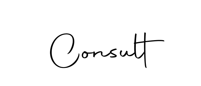Make a beautiful signature design for name Consult. With this signature (Autography-DOLnW) style, you can create a handwritten signature for free. Consult signature style 10 images and pictures png