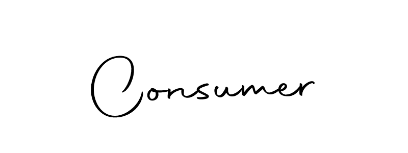 How to make Consumer signature? Autography-DOLnW is a professional autograph style. Create handwritten signature for Consumer name. Consumer signature style 10 images and pictures png