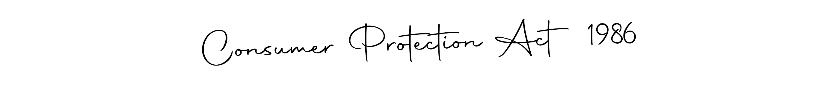 How to Draw Consumer Protection Act 1986 signature style? Autography-DOLnW is a latest design signature styles for name Consumer Protection Act 1986. Consumer Protection Act 1986 signature style 10 images and pictures png