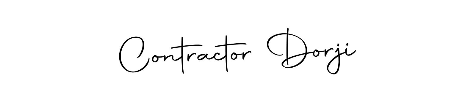 Similarly Autography-DOLnW is the best handwritten signature design. Signature creator online .You can use it as an online autograph creator for name Contractor Dorji. Contractor Dorji signature style 10 images and pictures png