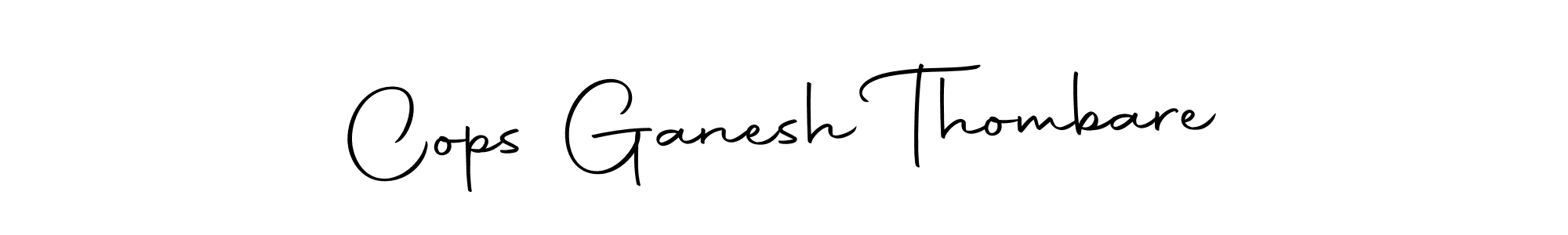 Similarly Autography-DOLnW is the best handwritten signature design. Signature creator online .You can use it as an online autograph creator for name Cops Ganesh Thombare. Cops Ganesh Thombare signature style 10 images and pictures png
