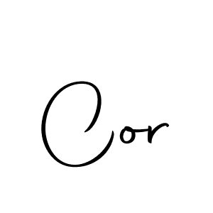 Create a beautiful signature design for name Cor. With this signature (Autography-DOLnW) fonts, you can make a handwritten signature for free. Cor signature style 10 images and pictures png