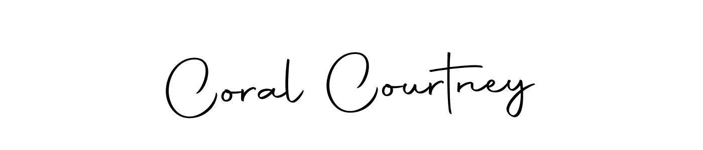 Use a signature maker to create a handwritten signature online. With this signature software, you can design (Autography-DOLnW) your own signature for name Coral Courtney. Coral Courtney signature style 10 images and pictures png