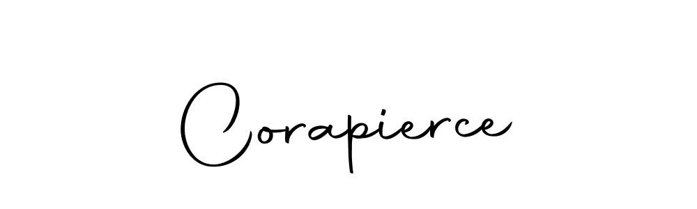 if you are searching for the best signature style for your name Corapierce. so please give up your signature search. here we have designed multiple signature styles  using Autography-DOLnW. Corapierce signature style 10 images and pictures png