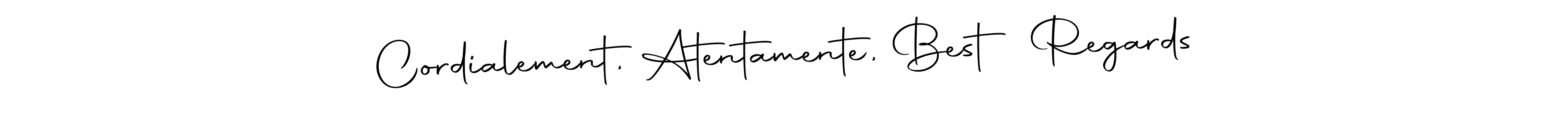 Here are the top 10 professional signature styles for the name Cordialement, Atentamente, Best Regards. These are the best autograph styles you can use for your name. Cordialement, Atentamente, Best Regards signature style 10 images and pictures png