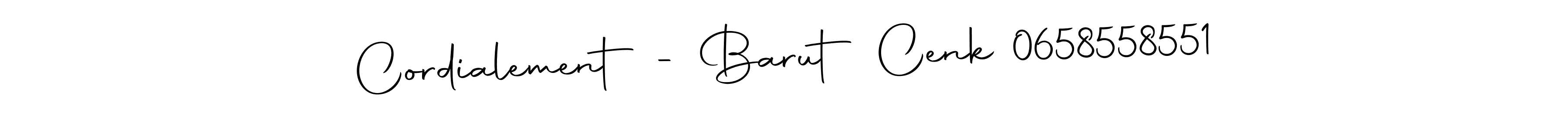 It looks lik you need a new signature style for name Cordialement - Barut Cenk 0658558551. Design unique handwritten (Autography-DOLnW) signature with our free signature maker in just a few clicks. Cordialement - Barut Cenk 0658558551 signature style 10 images and pictures png