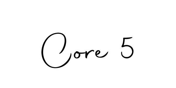 Create a beautiful signature design for name Core 5. With this signature (Autography-DOLnW) fonts, you can make a handwritten signature for free. Core 5 signature style 10 images and pictures png