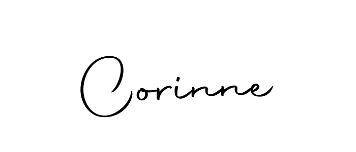 Use a signature maker to create a handwritten signature online. With this signature software, you can design (Autography-DOLnW) your own signature for name Corinne. Corinne signature style 10 images and pictures png