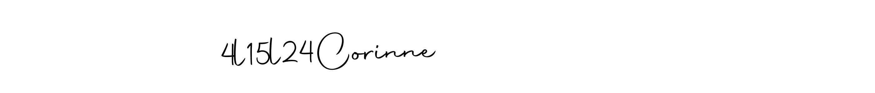 Make a short Corinne              4l15l24 signature style. Manage your documents anywhere anytime using Autography-DOLnW. Create and add eSignatures, submit forms, share and send files easily. Corinne              4l15l24 signature style 10 images and pictures png