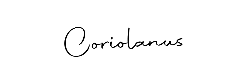 Make a beautiful signature design for name Coriolanus. With this signature (Autography-DOLnW) style, you can create a handwritten signature for free. Coriolanus signature style 10 images and pictures png